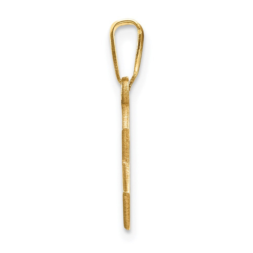 14k Yellow Gold Star of David Pendant