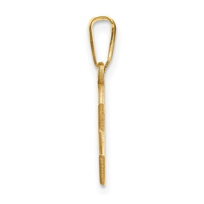 14k Yellow Gold Star of David Pendant