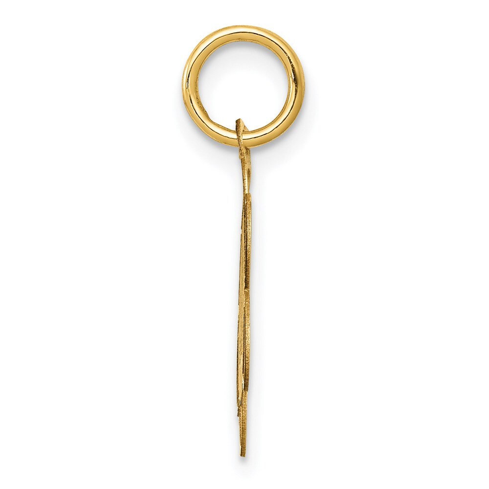 14k Yellow Gold My Confirmation Charm Pendant for Women