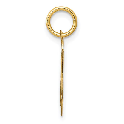 14k Yellow Gold My Confirmation Charm Pendant for Women