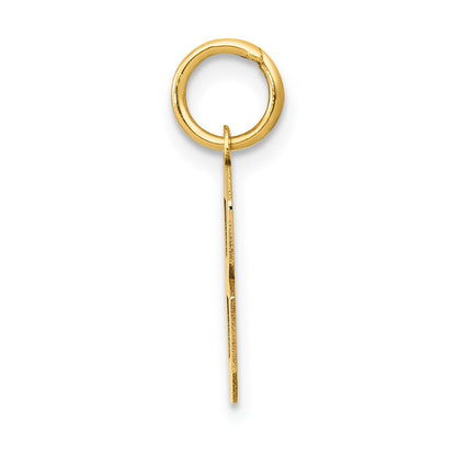 14k Yellow Gold Small Polished Number 8 Charm