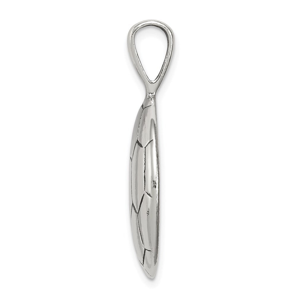 Sterling Silver Antiqued Soccer Ball Pendant Holiday Gift for Women