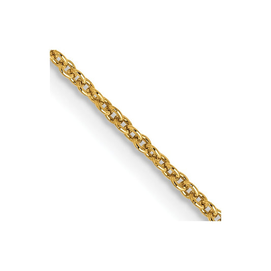 14k Yellow Gold 14 inch 1.2mm Cable with Lobster Clasp Chain Necklace