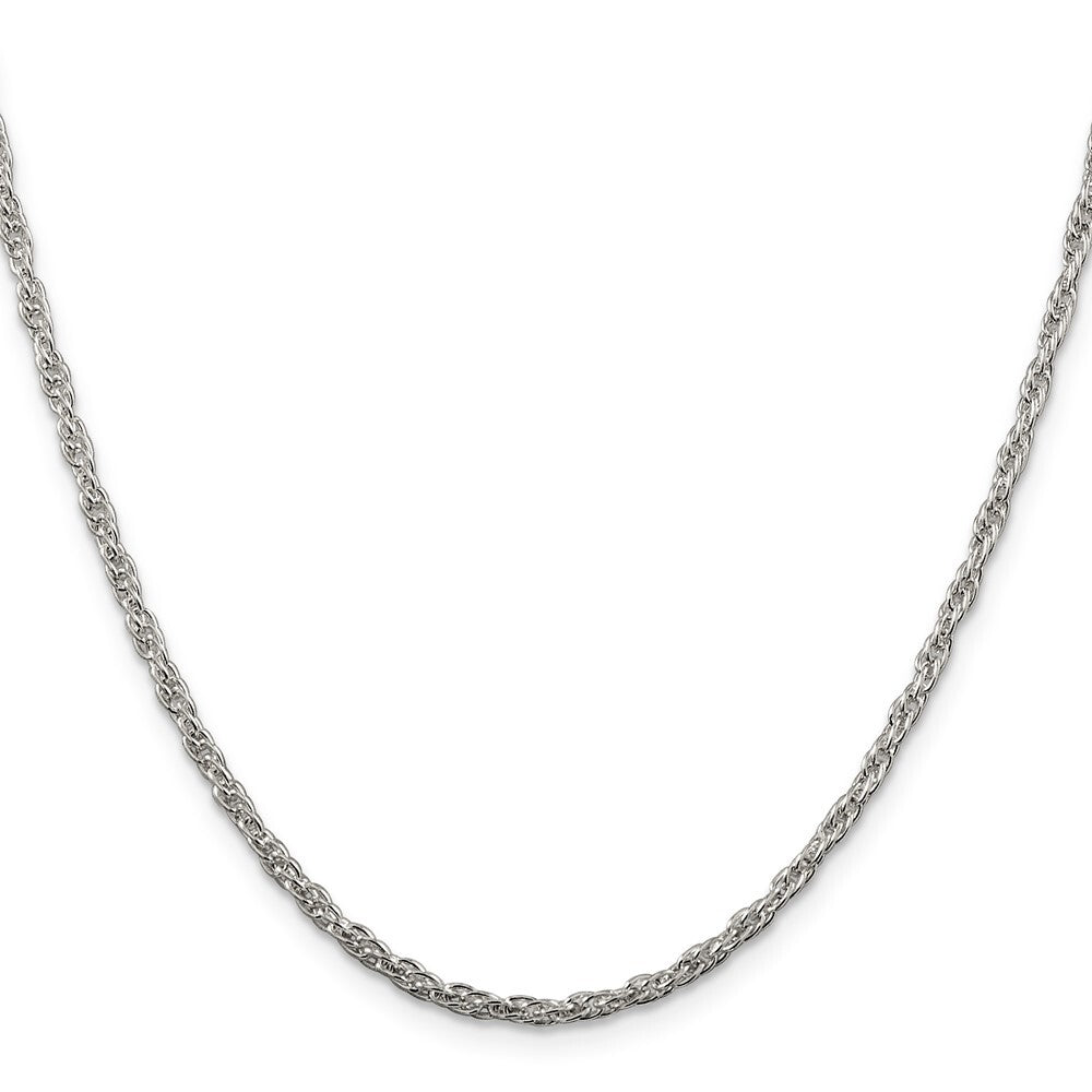 Sterling Silver 2.5mm Loose Rope Chain