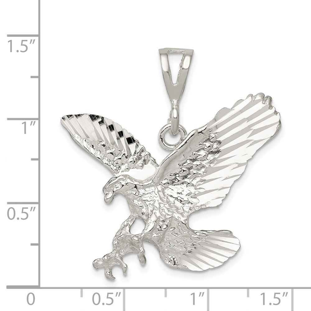 Sterling Silver Eagle Charm Holiday Gift for Women