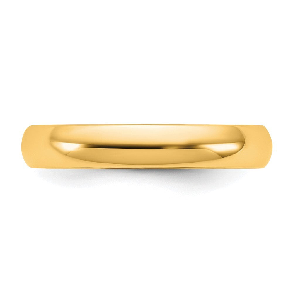14K Yellow Gold 3.5mm LTW Comfort Fit Band Size 6