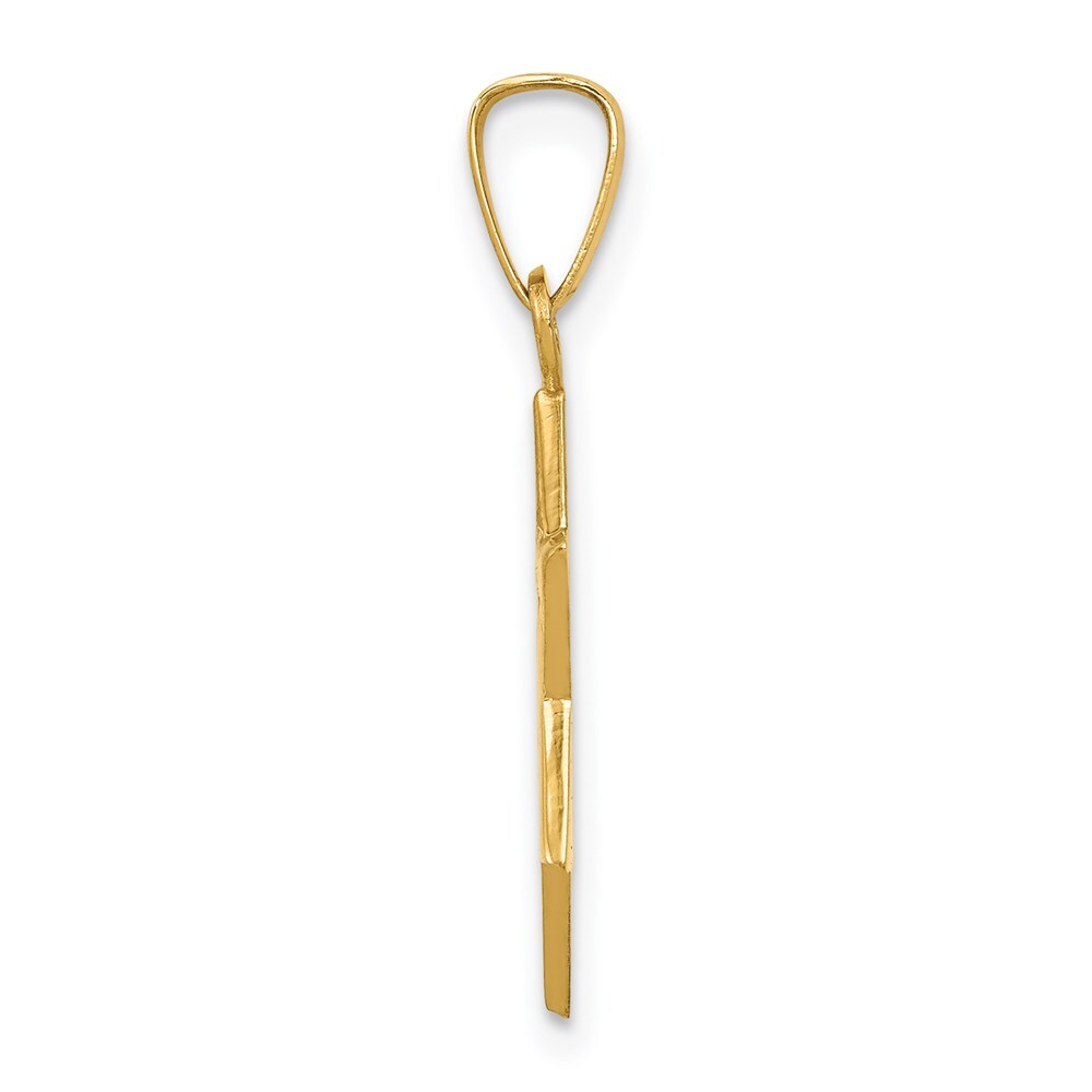 14k Yellow Gold Star of David Pendant for Women