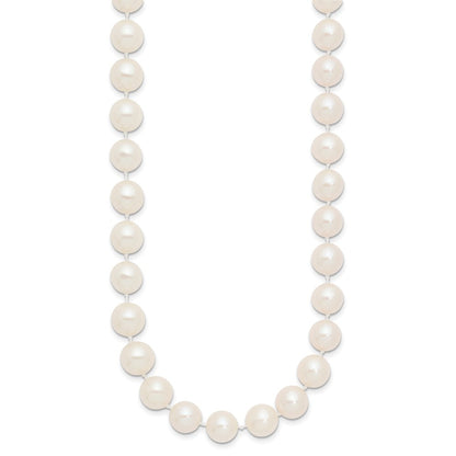 14k Yellow Gold 9-10mm White Freshwater Cultured Pearl 28 inch Necklace