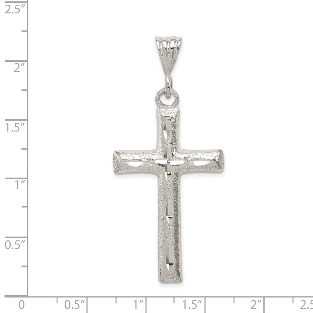 Sterling Silver Latin Cross Pendant Holiday Gift for Women