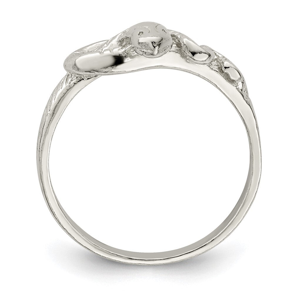 Sterling Silver Snake Ring Size 8