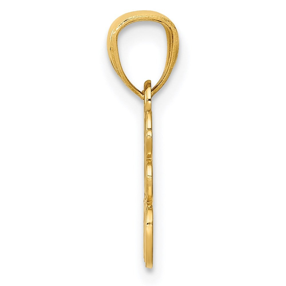 14k Yellow Gold BEST FRIEND Pendant