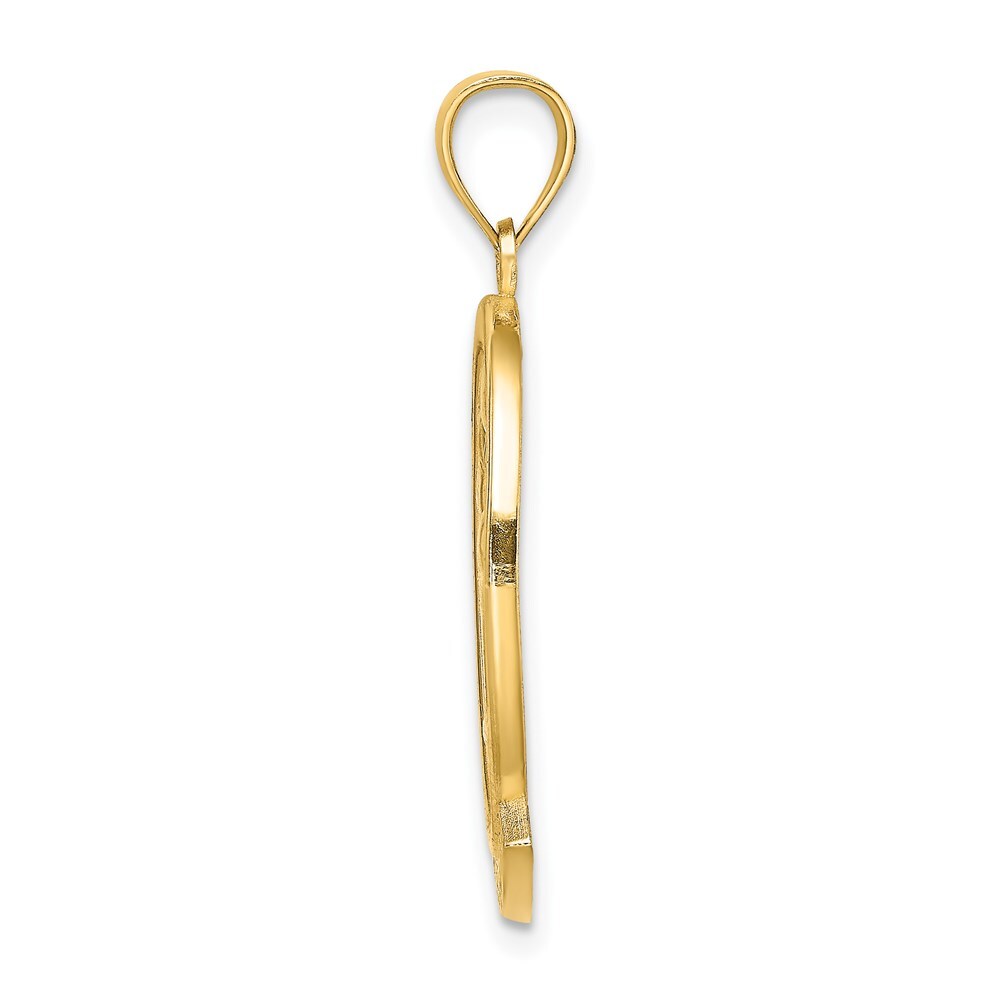 14k Yellow Gold ST. MARTIN Dolphin Sunset Charm