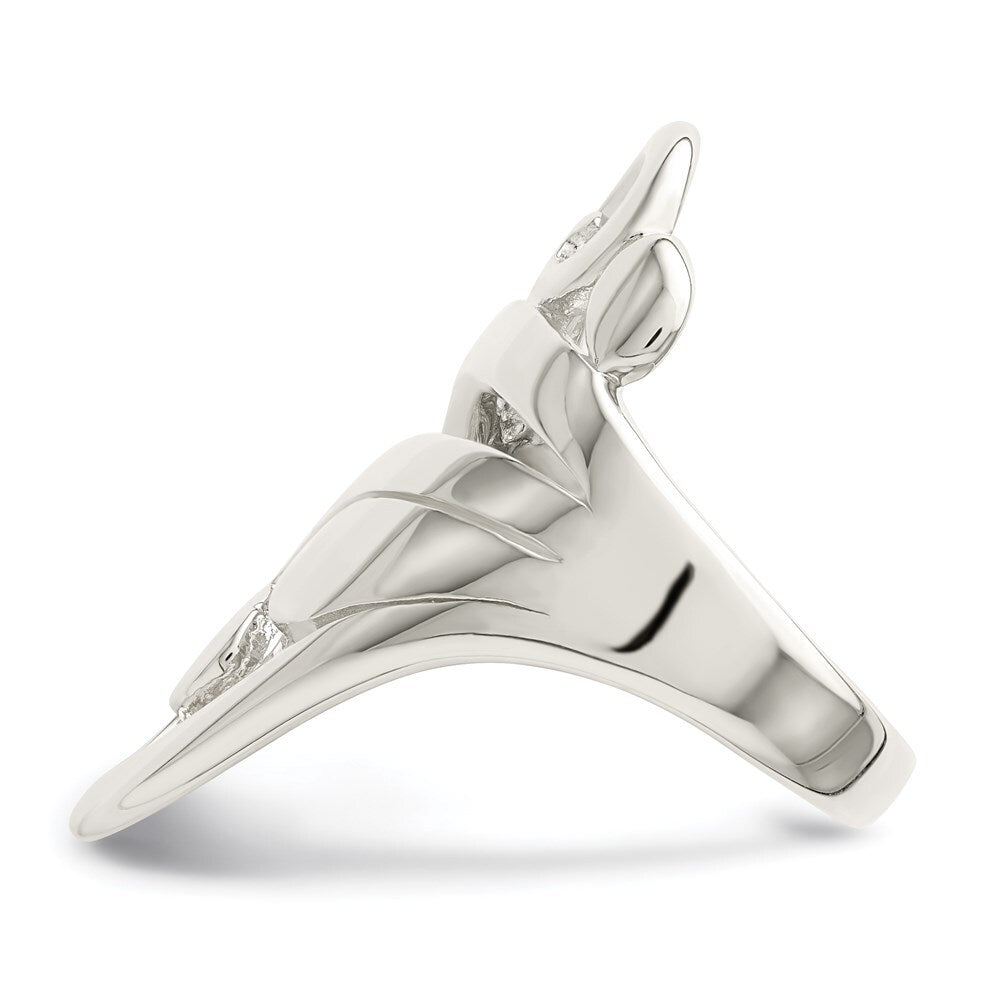 Sterling Silver Scroll Ring Size 7