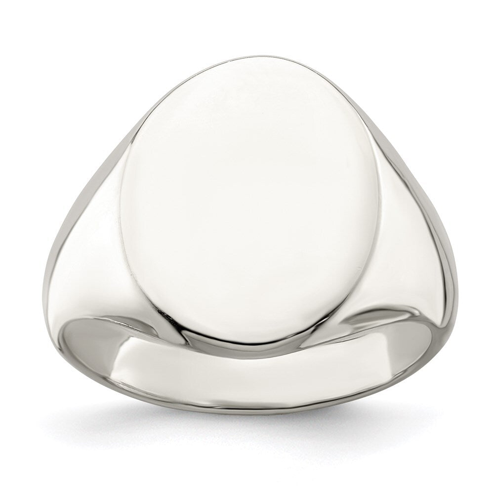 Sterling Silver Signet Ring Size 6