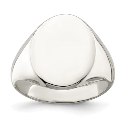 Sterling Silver Signet Ring Size 6