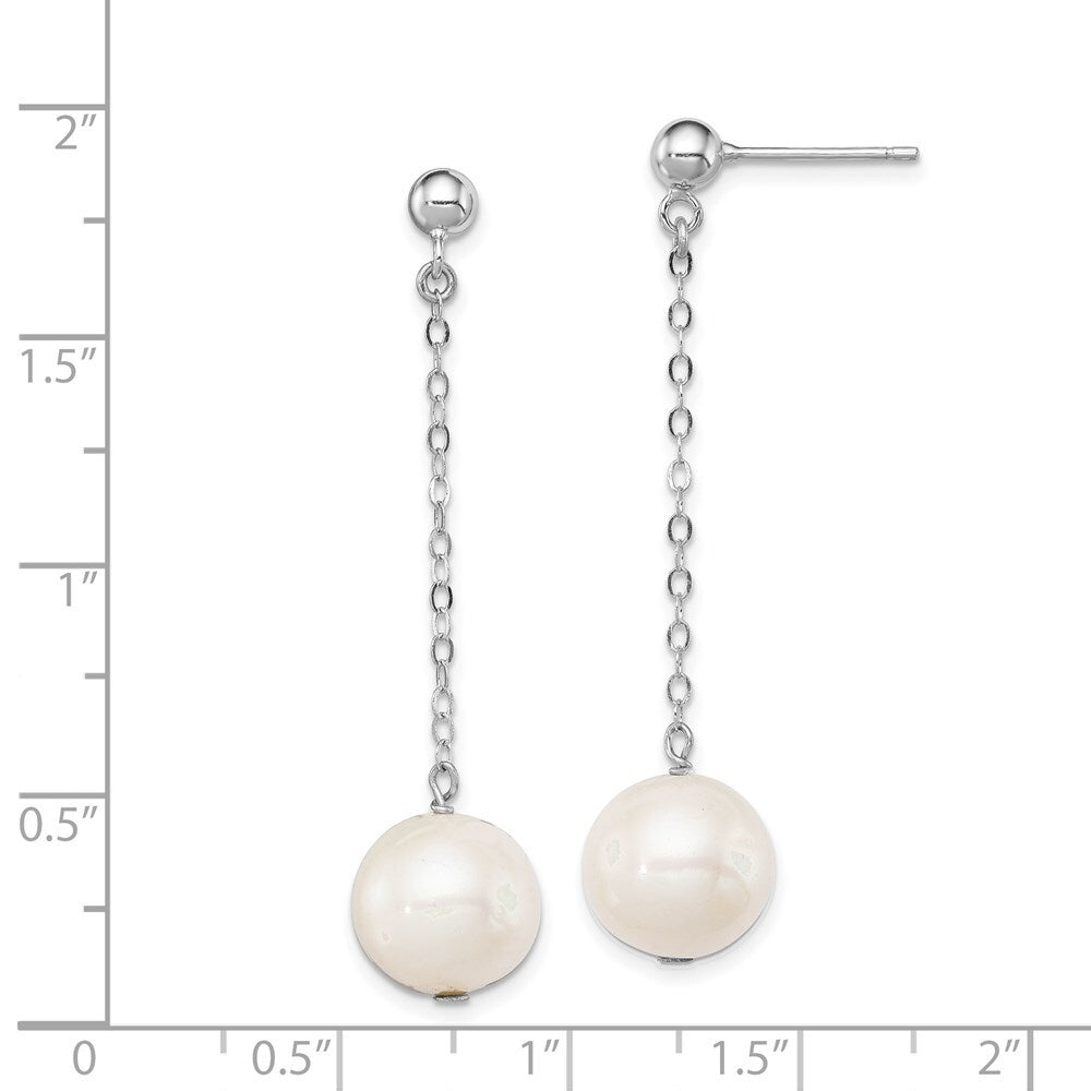 925 Sterling Silver Freshwater Cultured Pearl Dangle Earrings
