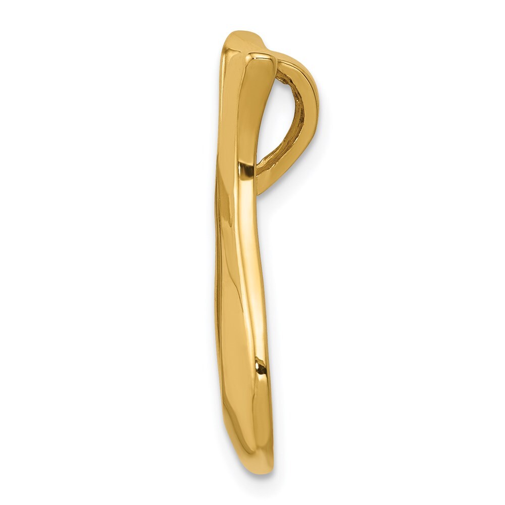14k Yellow Gold Slide Pendant for Women