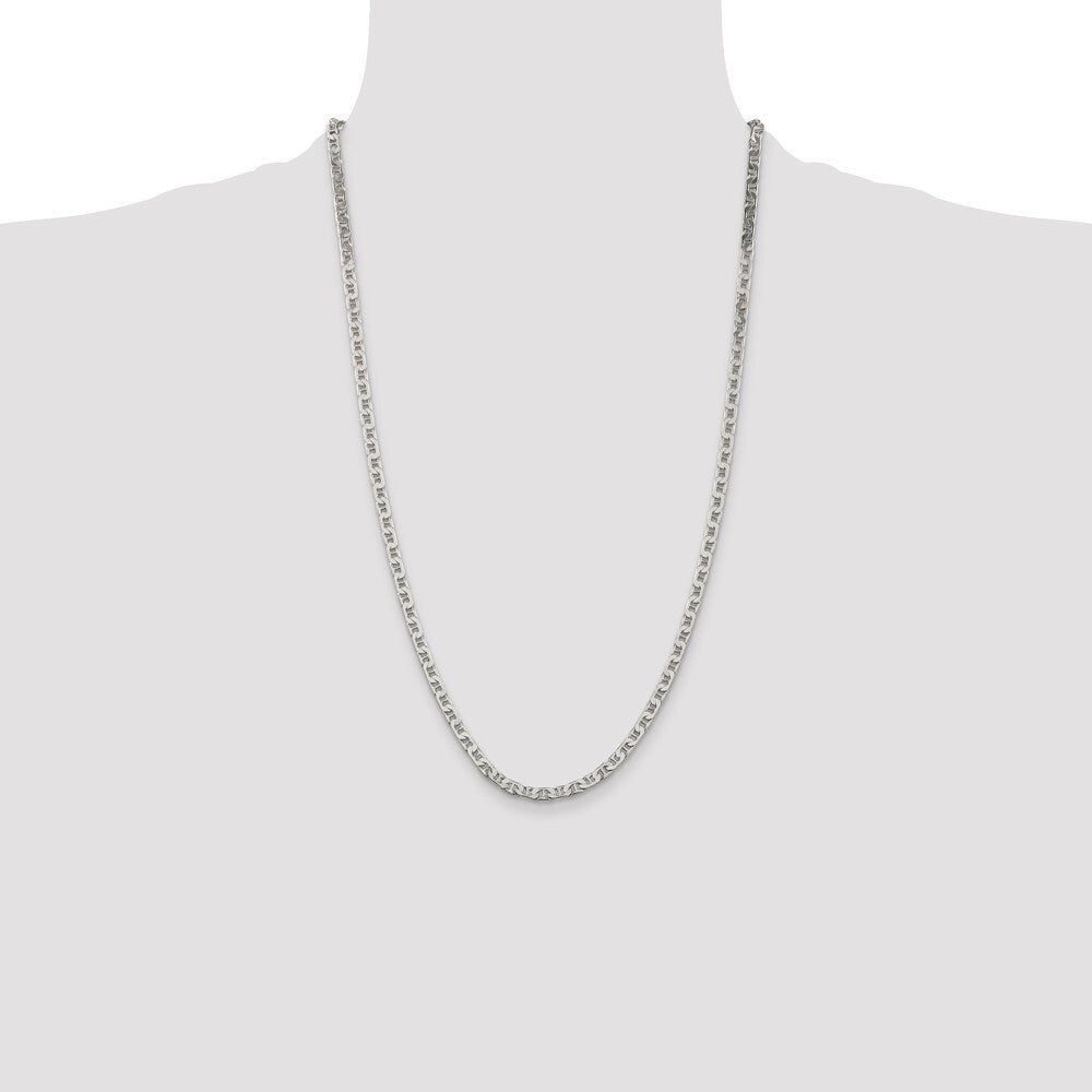 Sterling Silver 3.75mm Flat Anchor Chain