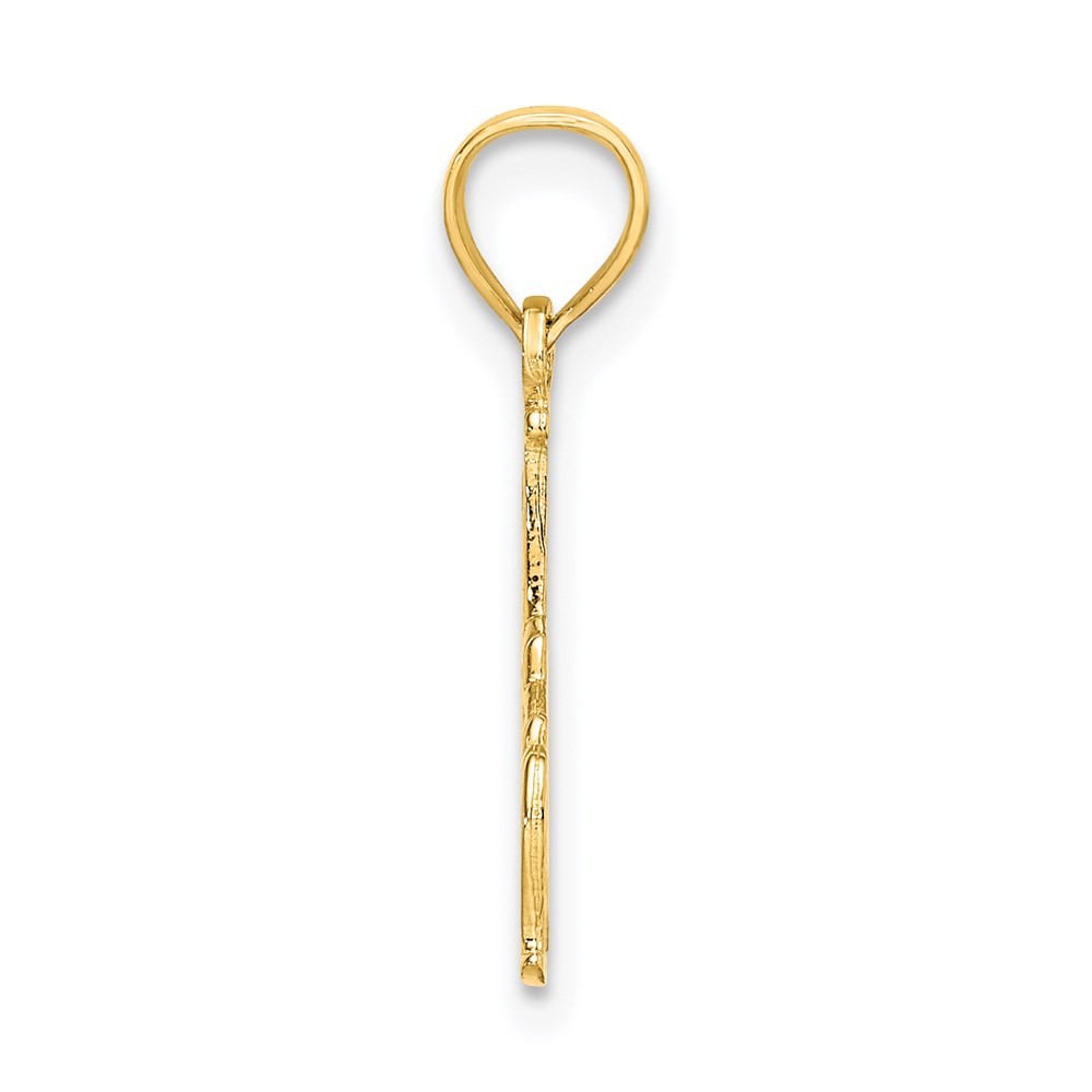 14k Yellow Gold #1 NINA  Charm