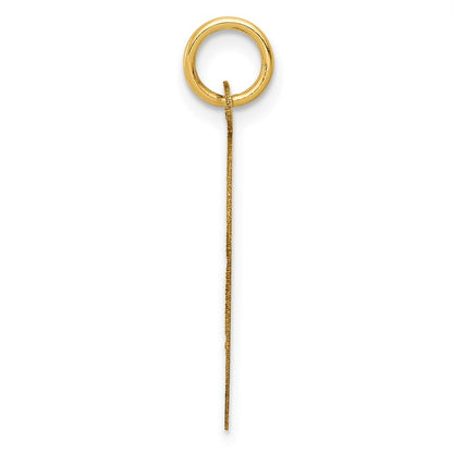 14k Yellow Gold A DATE TO REMEMBER Disc Charm