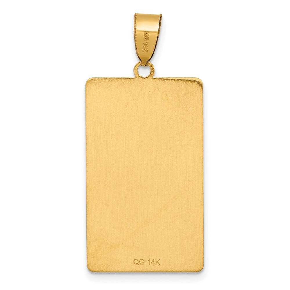 14k Yellow Gold The Magician Tarot Card Pendant for Women