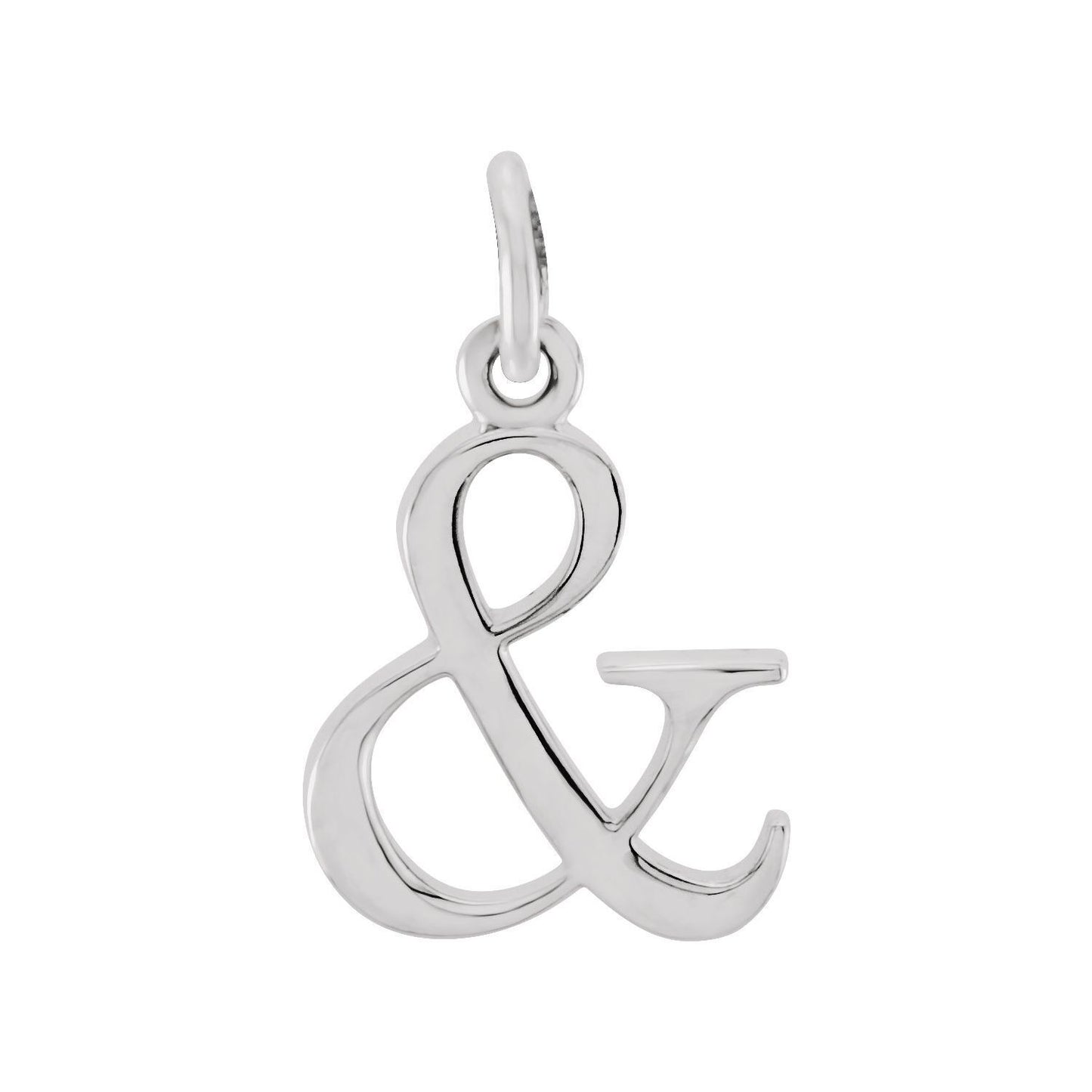 Sterling Silver Ampersand 16" Necklace Fine Jewelry Gift for Her