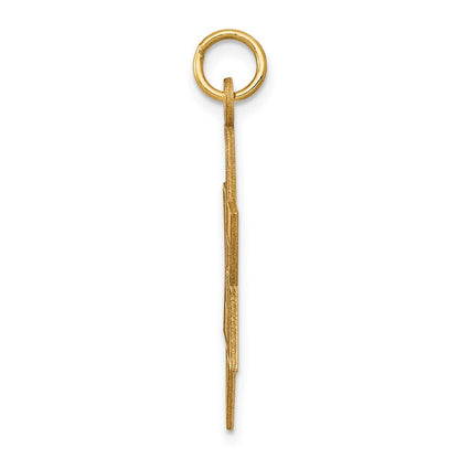 14k Yellow Gold Laser Designed Star of David Pendant