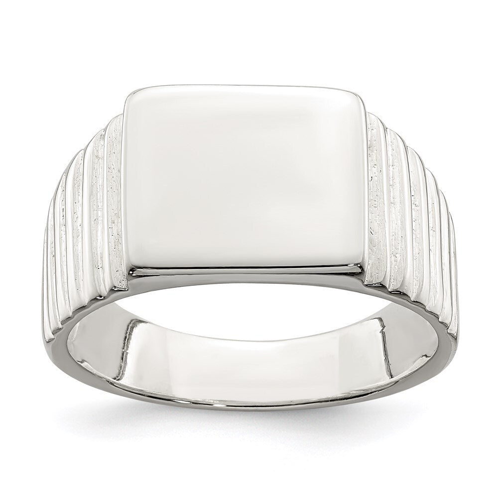 Sterling Silver Signet Ring Size 7