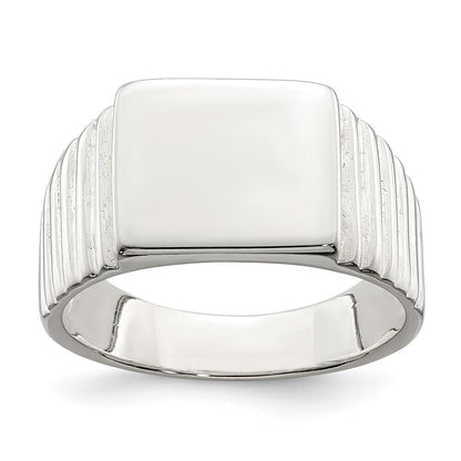 Sterling Silver Signet Ring Size 7