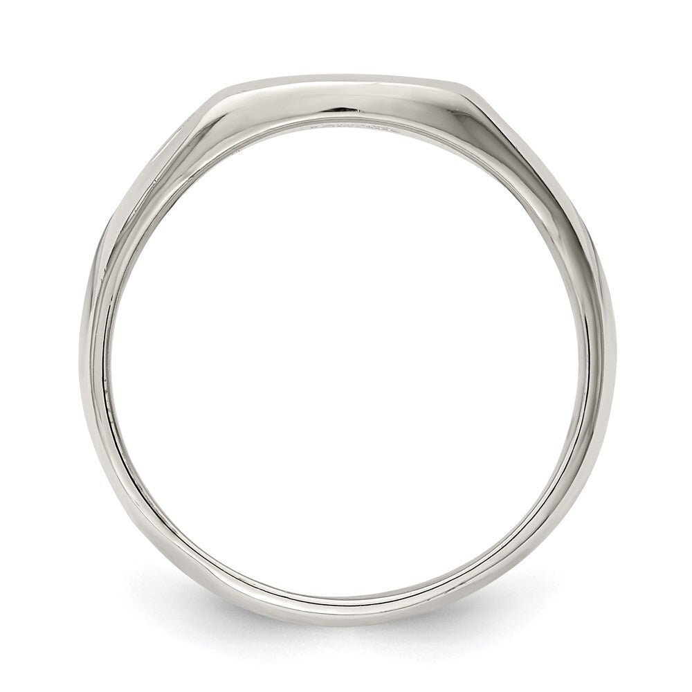 Sterling Silver Signet Ring Size 6