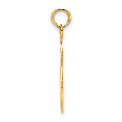 14k Yellow Gold I HEART MY SHERIFF Charm