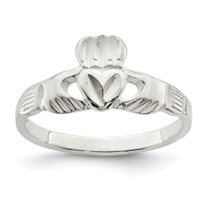 Sterling Silver Claddagh Ring Size 8