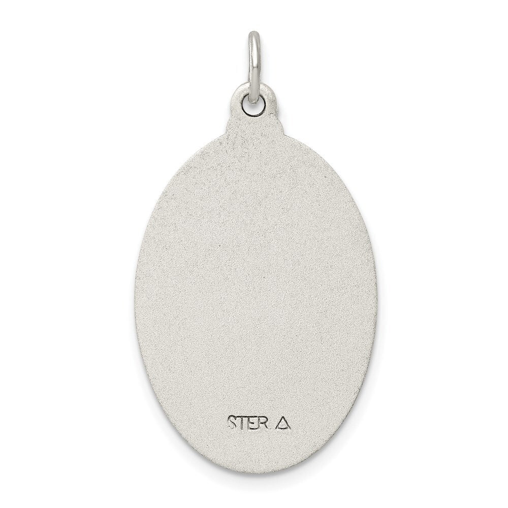 Sterling Silver Antiqued St. Joseph Medal Pendant Holiday Gift for Women