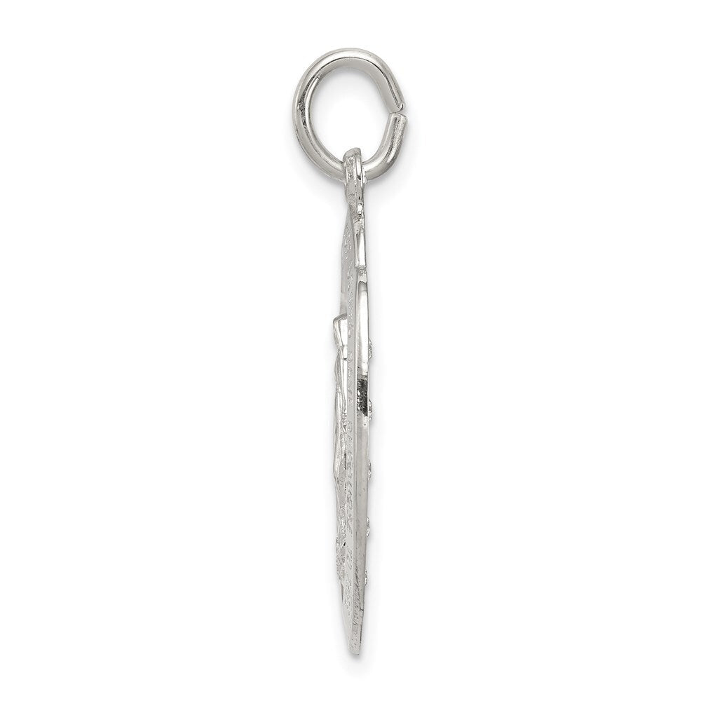 Sterling Silver Miraculous Medal Pendant Holiday Gift for Women