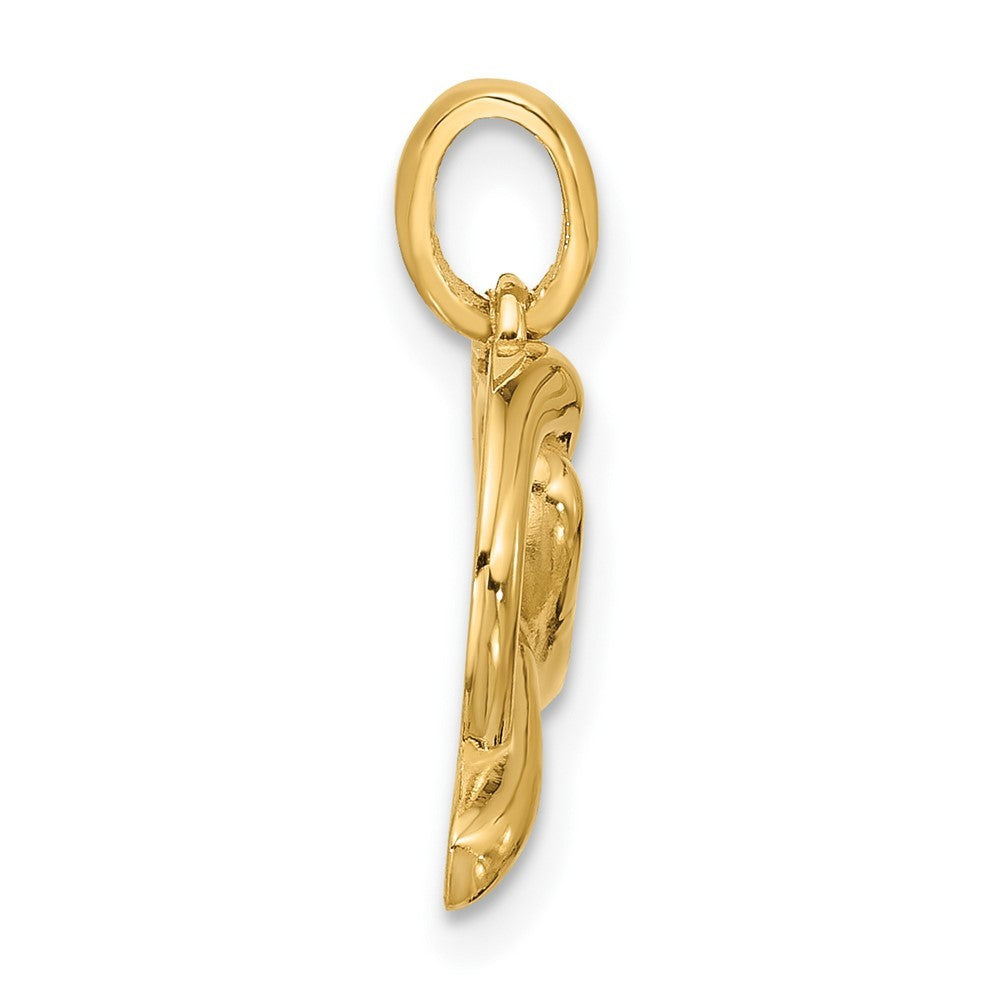 14k Yellow Gold Fancy Pretzel