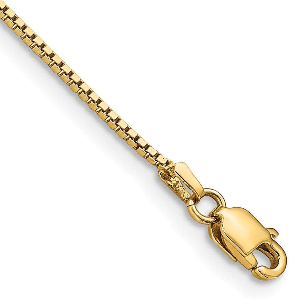 14k Yellow Gold 8 inch .95mm Box Bracelet