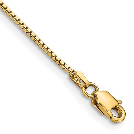 14k Yellow Gold 8 inch .95mm Box Bracelet