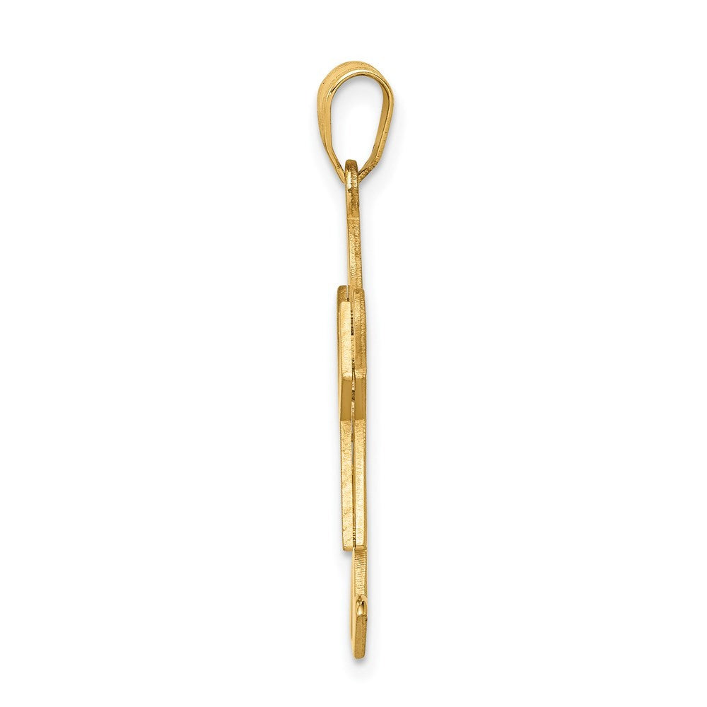 14k Yellow Gold Girl Charm