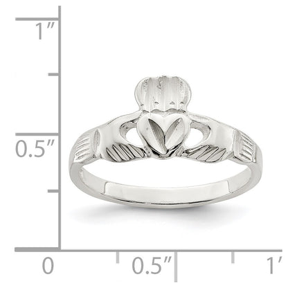 Sterling Silver Claddagh Ring Size 8