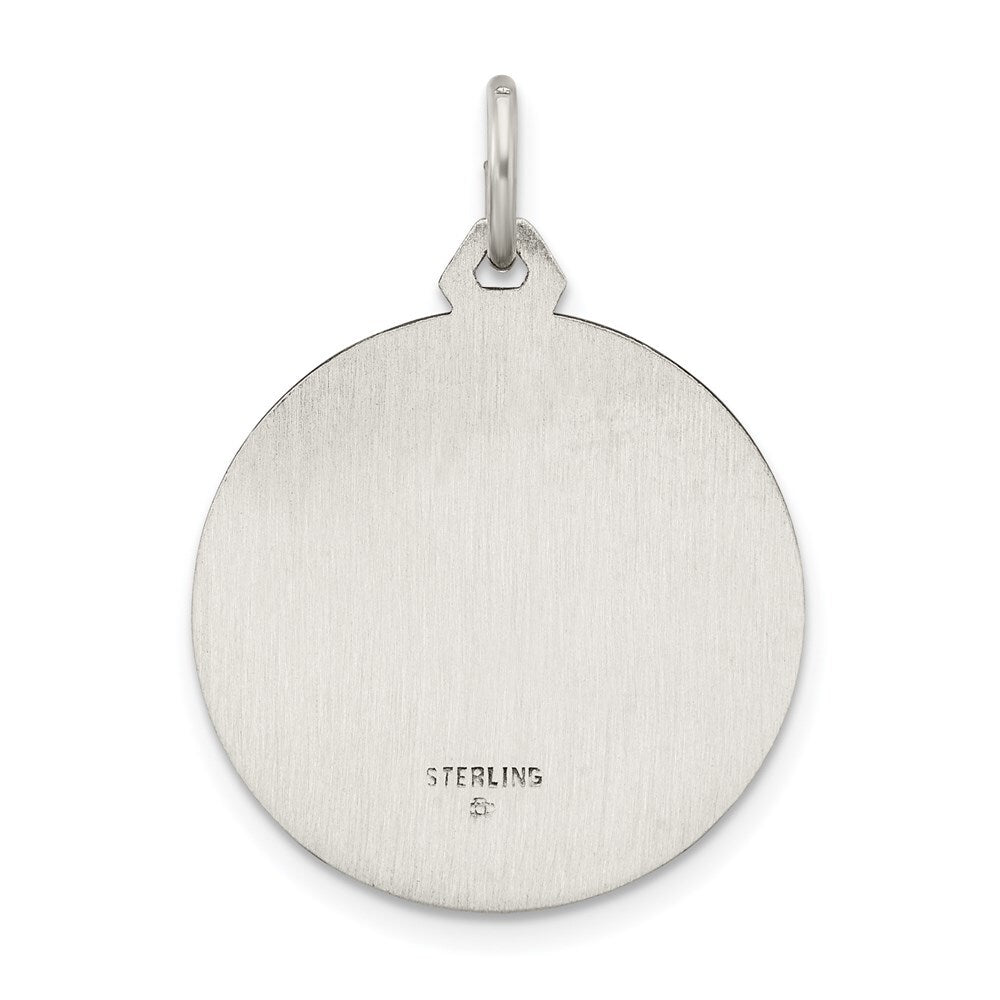 Sterling Silver Antiqued Ecce Homo Medal Pendant Holiday Gift for Women
