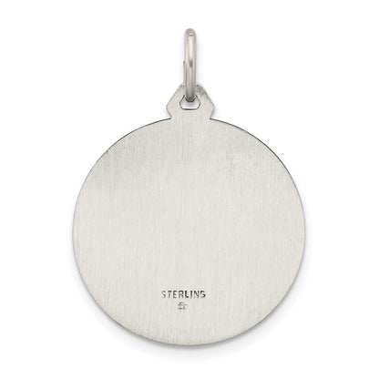 Sterling Silver Antiqued Ecce Homo Medal Pendant Holiday Gift for Women