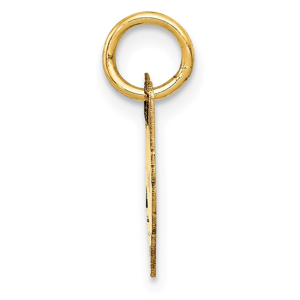 14k Yellow Gold Fox Head Charm
