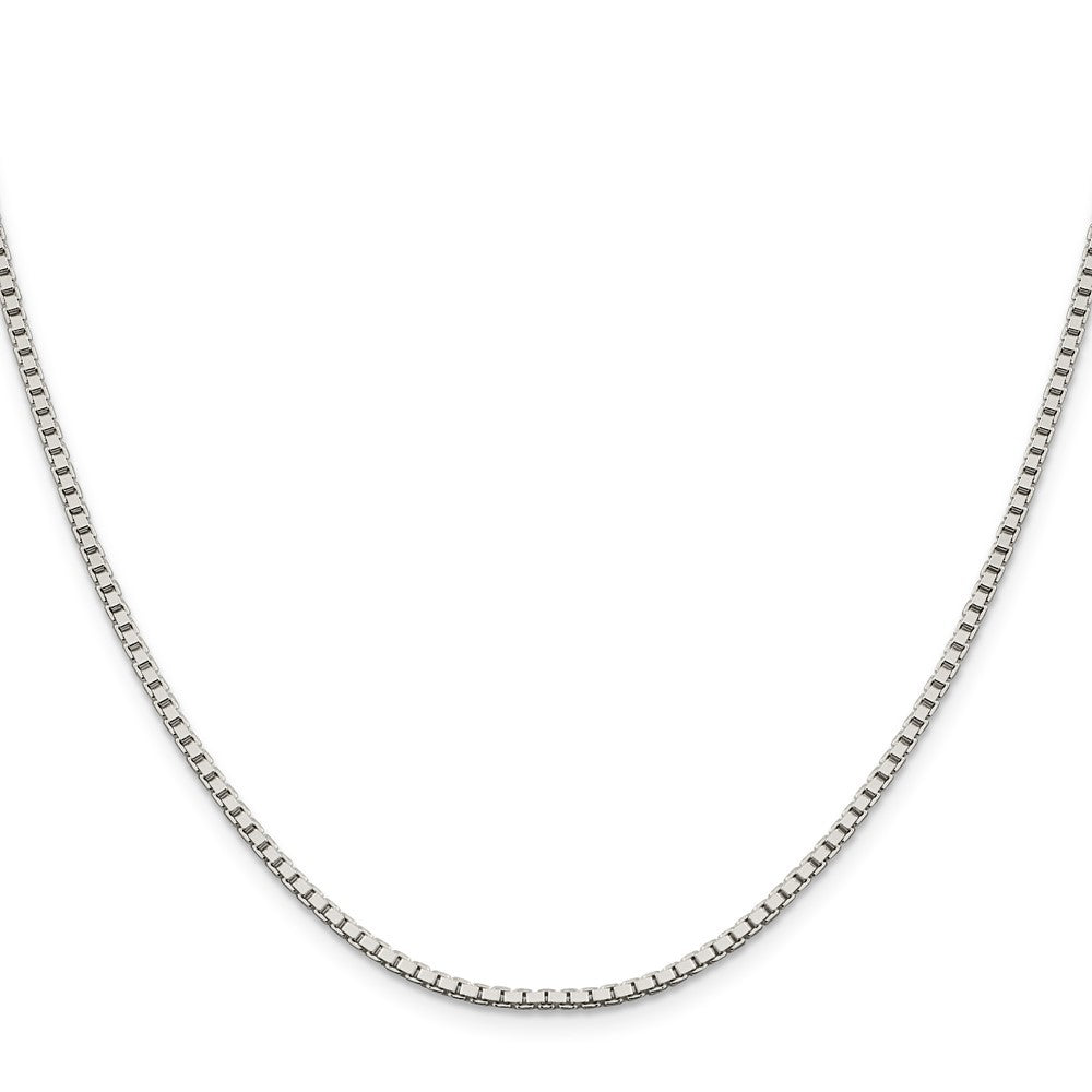 Sterling Silver 1.9mm Box Chain Necklace