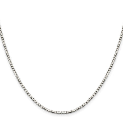 Sterling Silver 1.9mm Box Chain Necklace