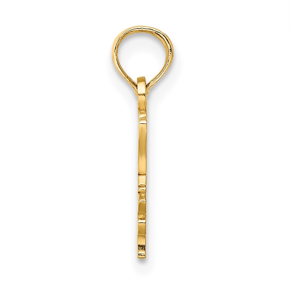 14k Yellow Gold I LOVE MY CHIEF Charm