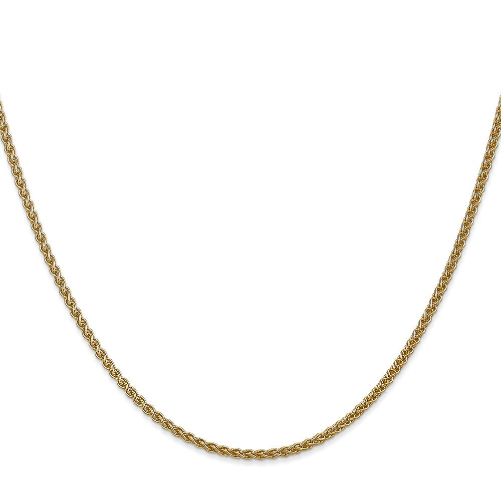 14k Yellow Gold 30 inch 1.05mm Spiga with Spring Ring Clasp Chain