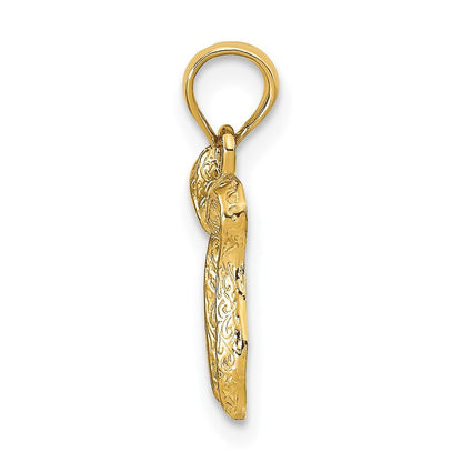 14k Yellow Gold Chai Pendant