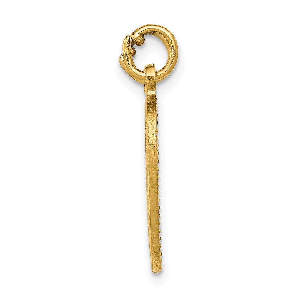 14k Yellow Gold Best Sister Break-apart Charm Pendant