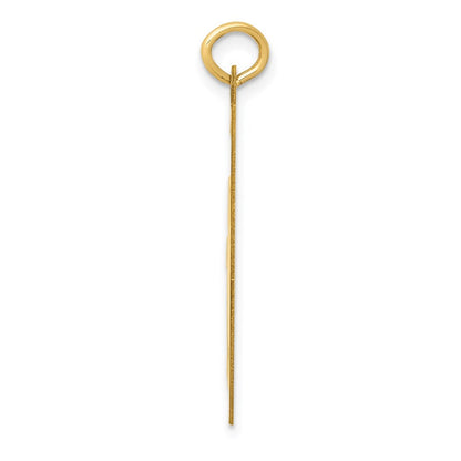 14k Yellow Gold Smiley Face Charm