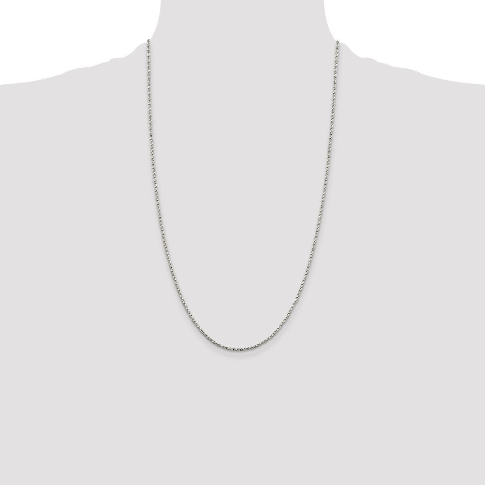 Sterling Silver 1.75mm Twisted Box Chain